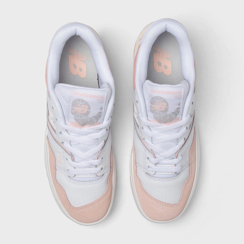New Balance Juniors' GSB550CD White / Pink Haze All Day Sturdy Build