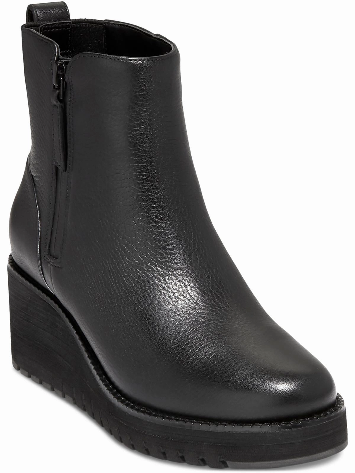 well-made Womens Leather Ankle Booties