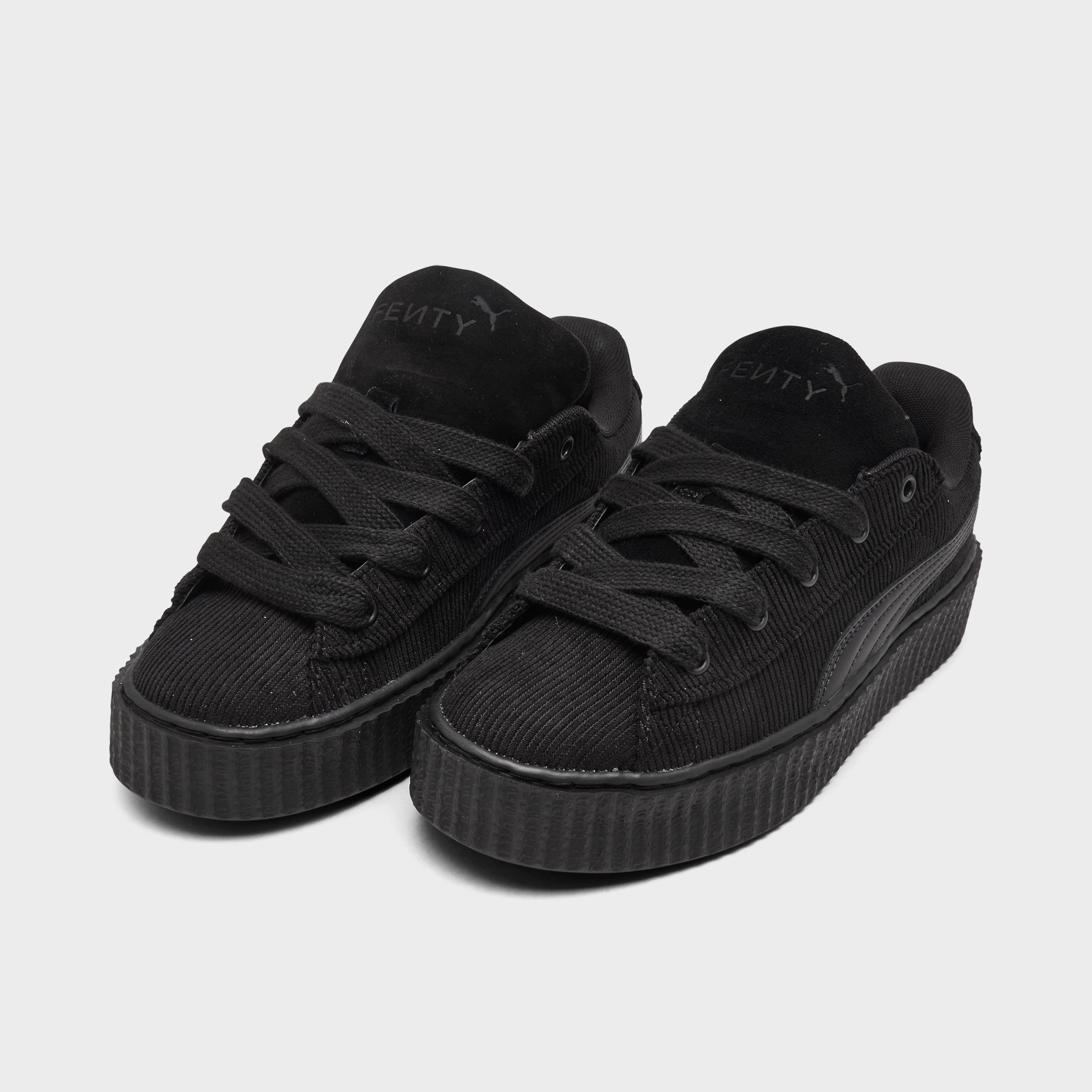 PUMA x FENTY Juniors' Creeper Phatty Corduroy Black / Gold Urban Adventure