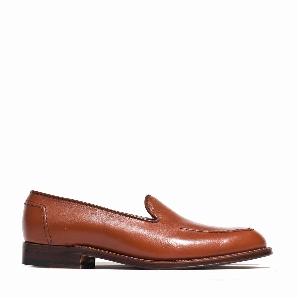 Tropic Mode Quick Drying Work Commute Alden Cognac Lady Calf Slip On With Mocc Stitch