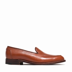 Tropic Mode Quick Drying Work Commute Alden Cognac Lady Calf Slip On With Mocc Stitch