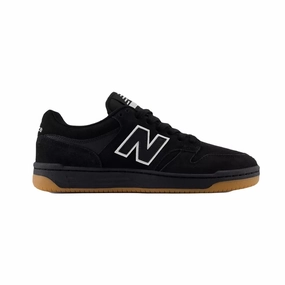New Balance 480 Low Black/Gum vented shoes