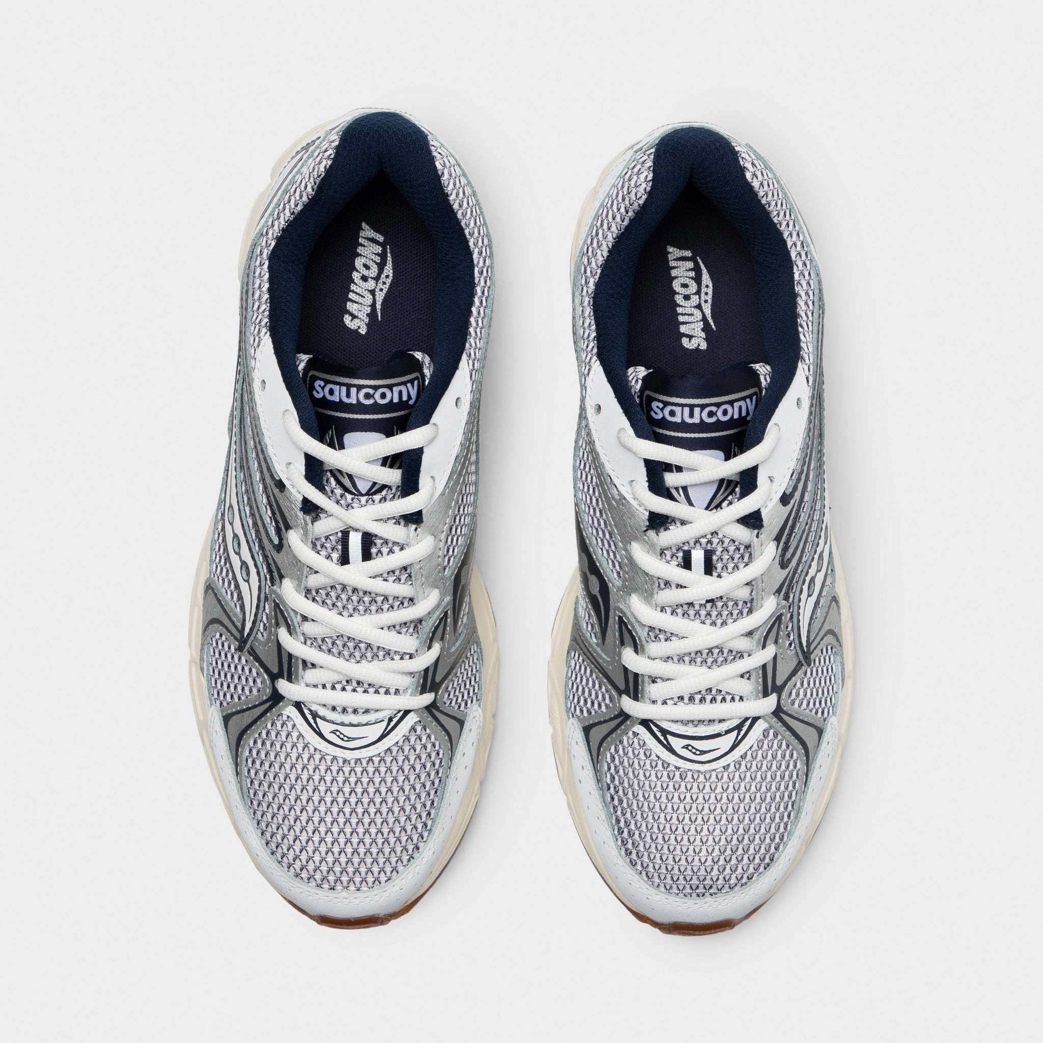 Prairie Run Workday Style Saucony Ride Millennium White / Navy