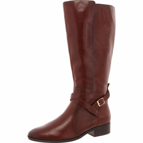 Anti   Odor Rena 2 Womens Wide Calf Leather Knee-High Boots