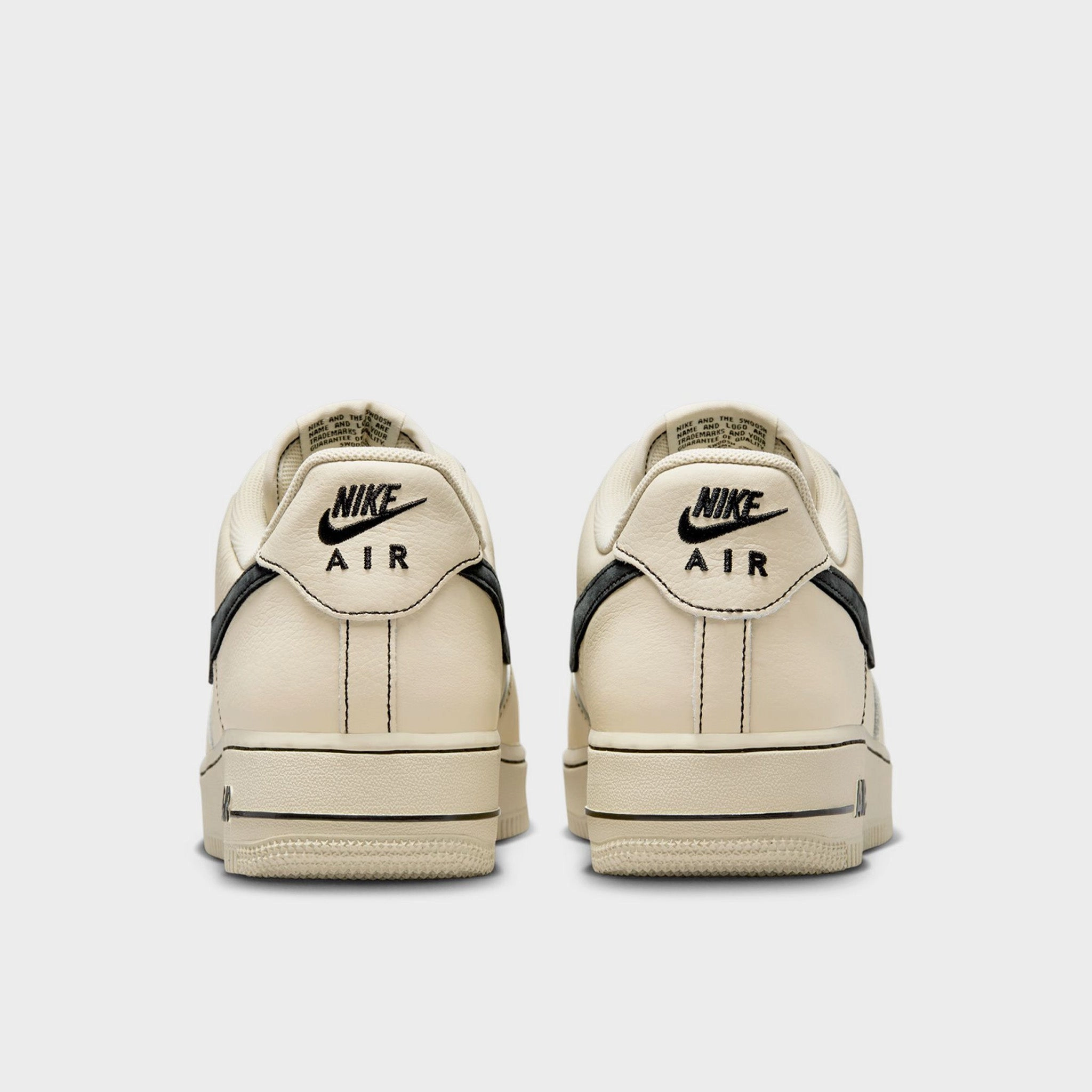 Nike Air Force 1 '07 LV8 Light Khaki / Black Quick Dunk Shoes Torsional Rigidity Control