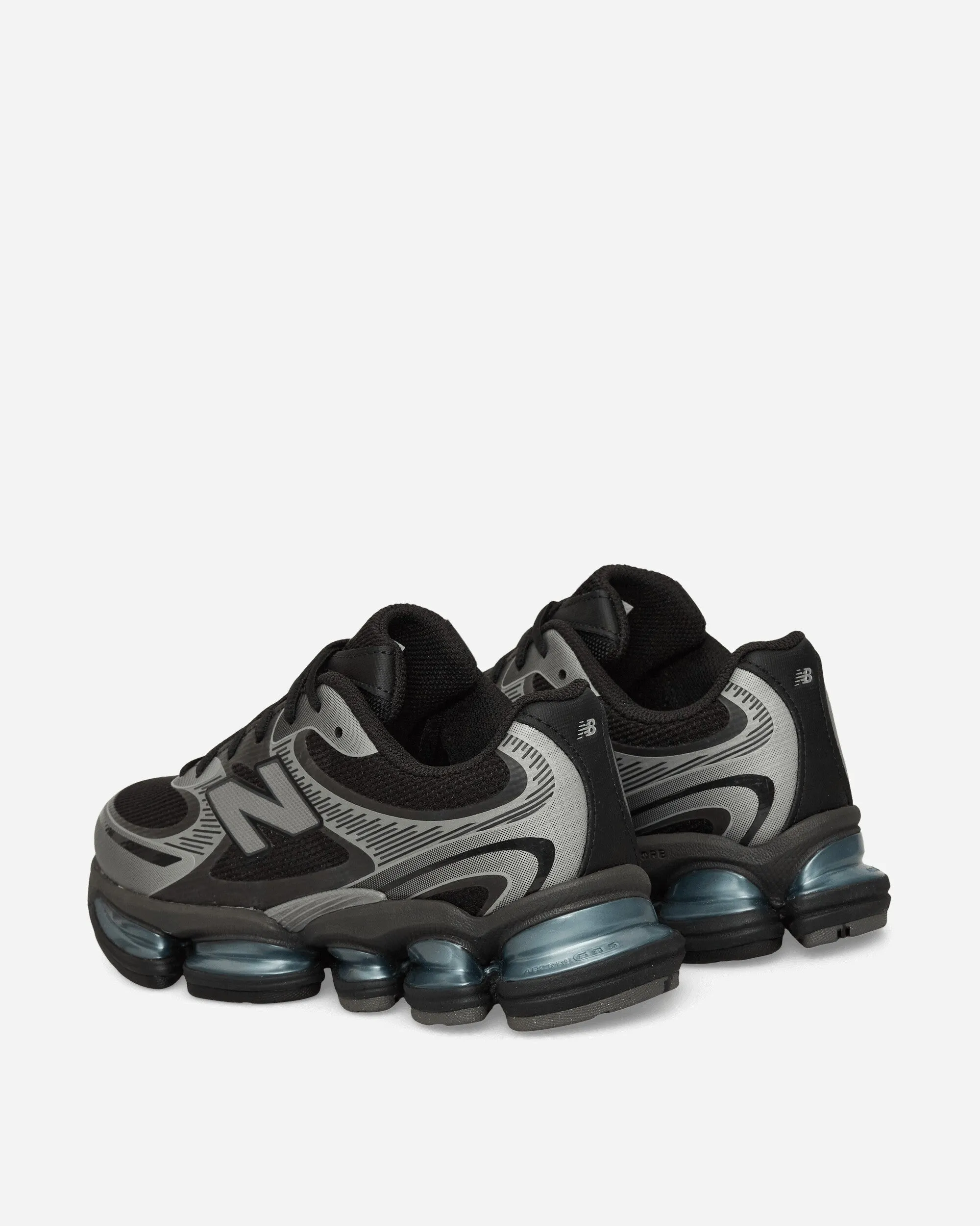 Breath Points Comfort Cushion ABZORB 2000 Sneakers Black / Dark Silver Metallic / Light Chrome Blue