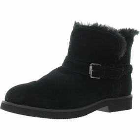 Thermal Core Adventure Seeker Smooth Entry Womens Faux Fur Lined Suede Booties