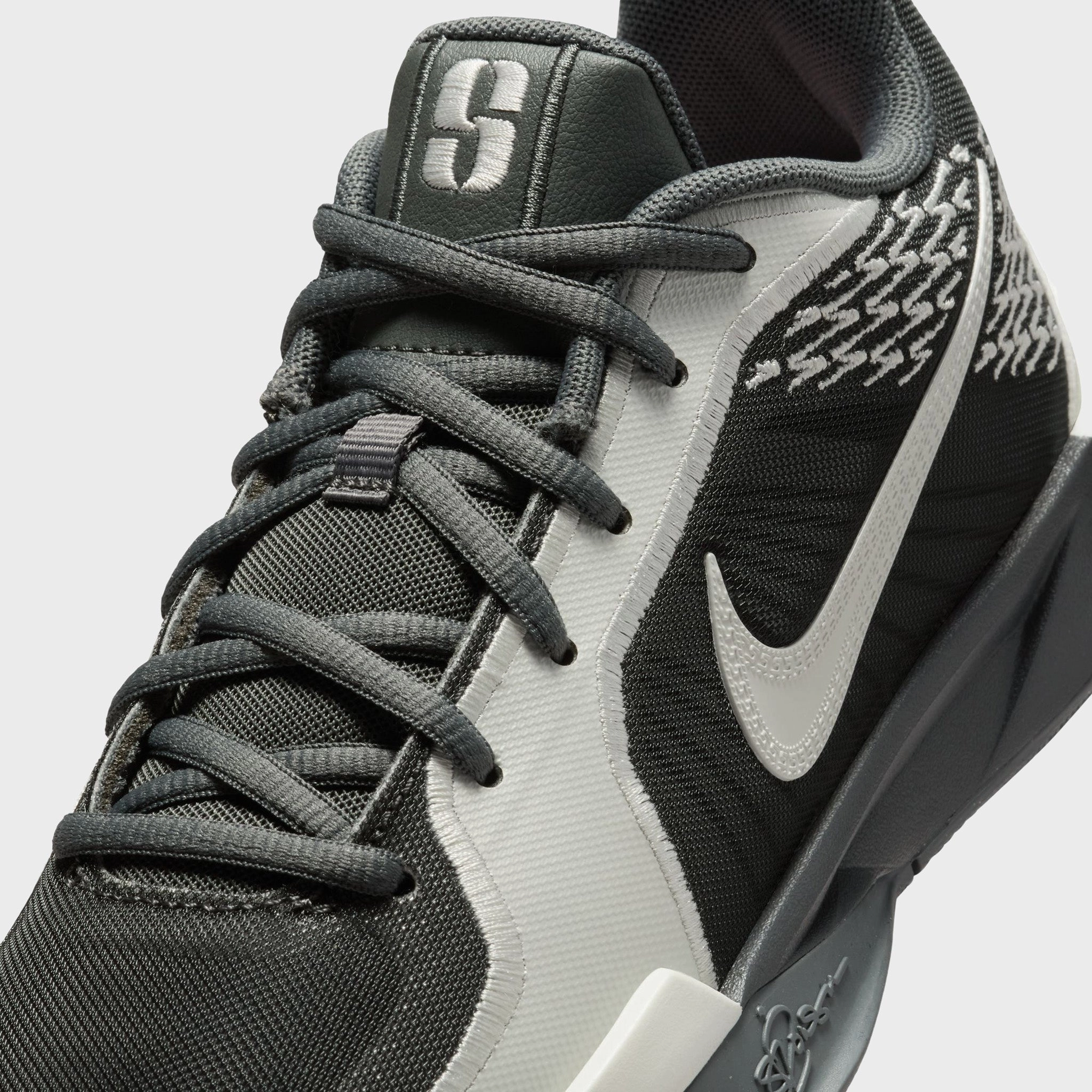 Nike Sabrina 2 GS Iron Grey / Sail - Hot Punch synthetic leather