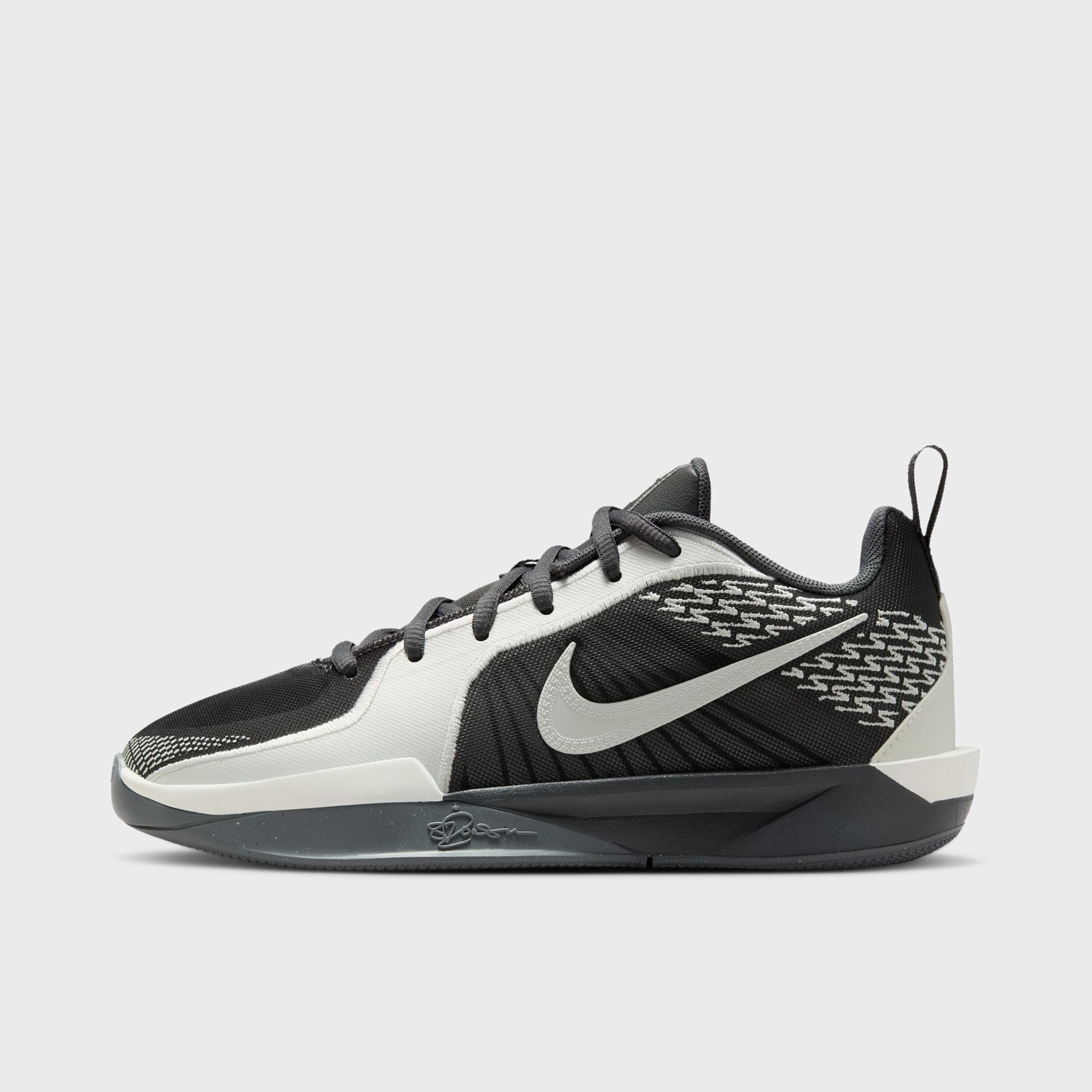 Nike Sabrina 2 GS Iron Grey / Sail - Hot Punch Perimeter Cushioning Ergonomic Heel Cup