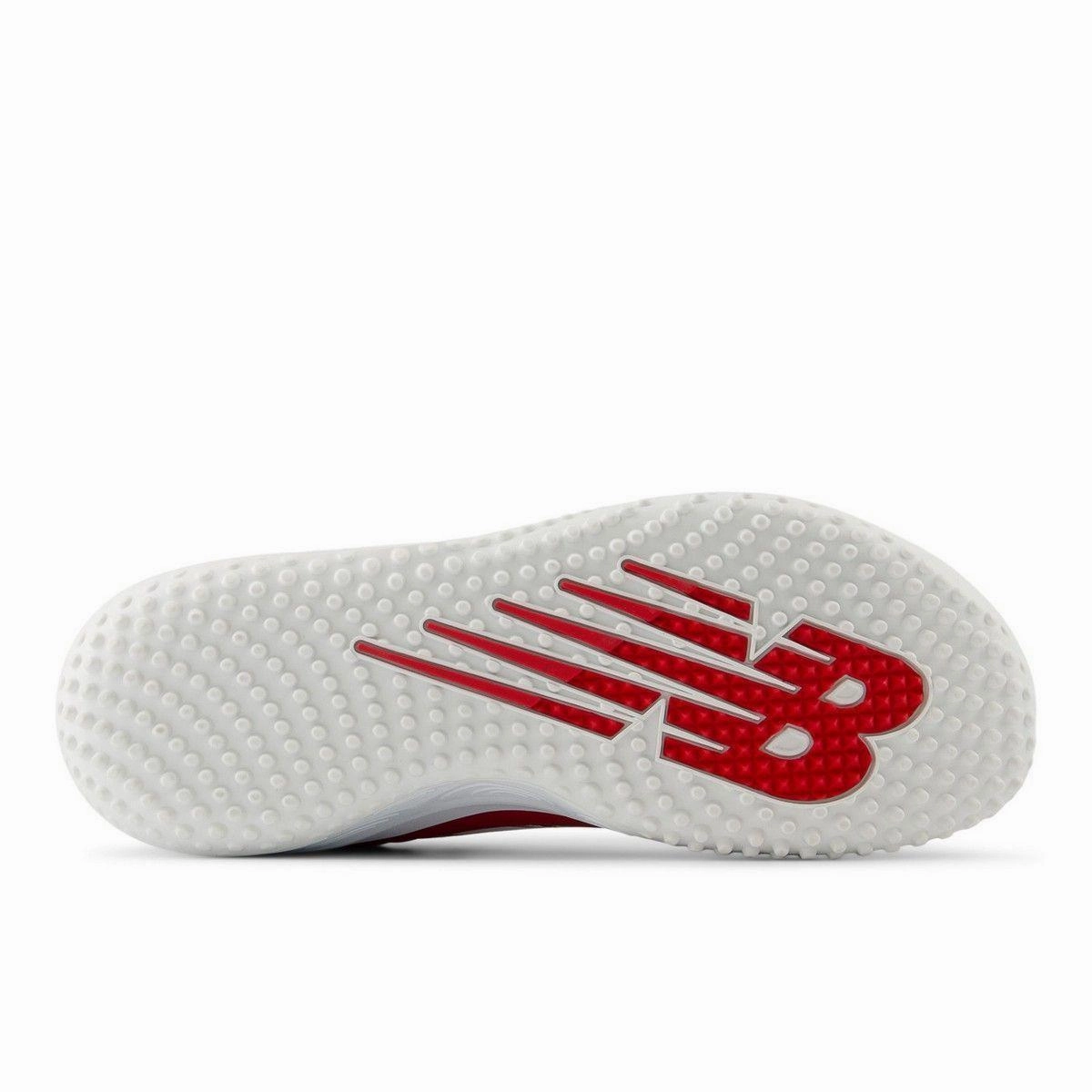 Running Friendly Comfortable Foot Arch New Balance Men's Fresh Foam 3000 v7 Turf Baseball Shoes - Red - T3000TR7