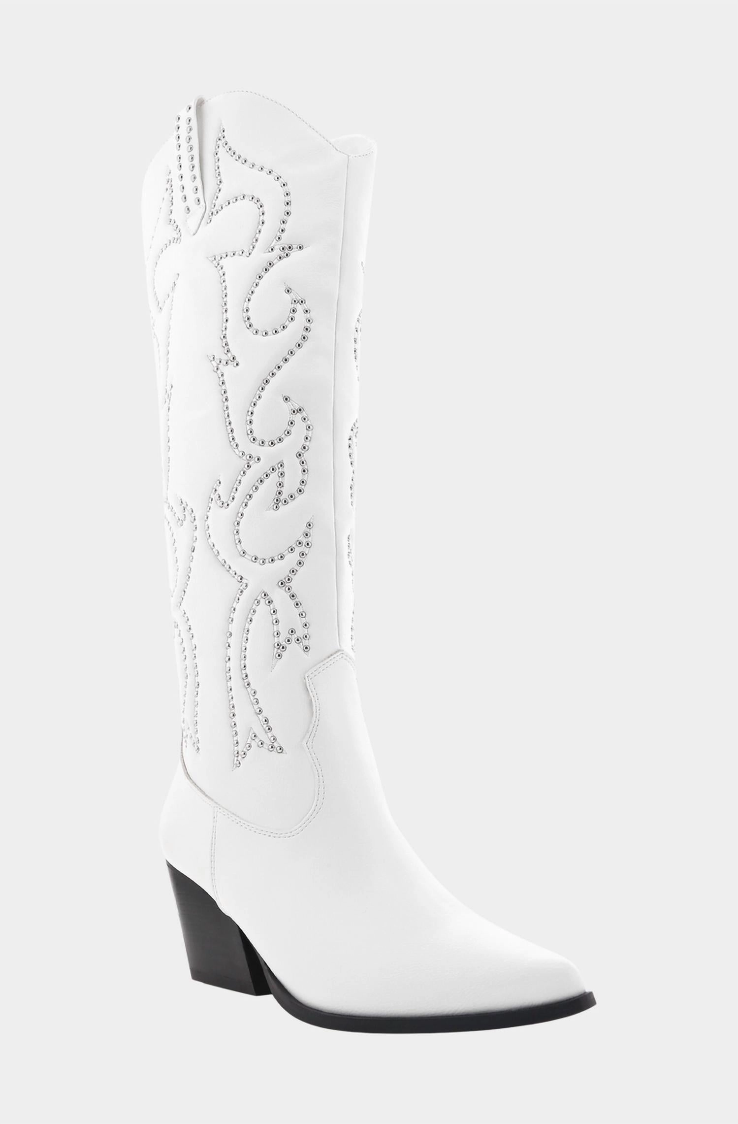 Women's Zelma Boot In White Padded Interior City Walking