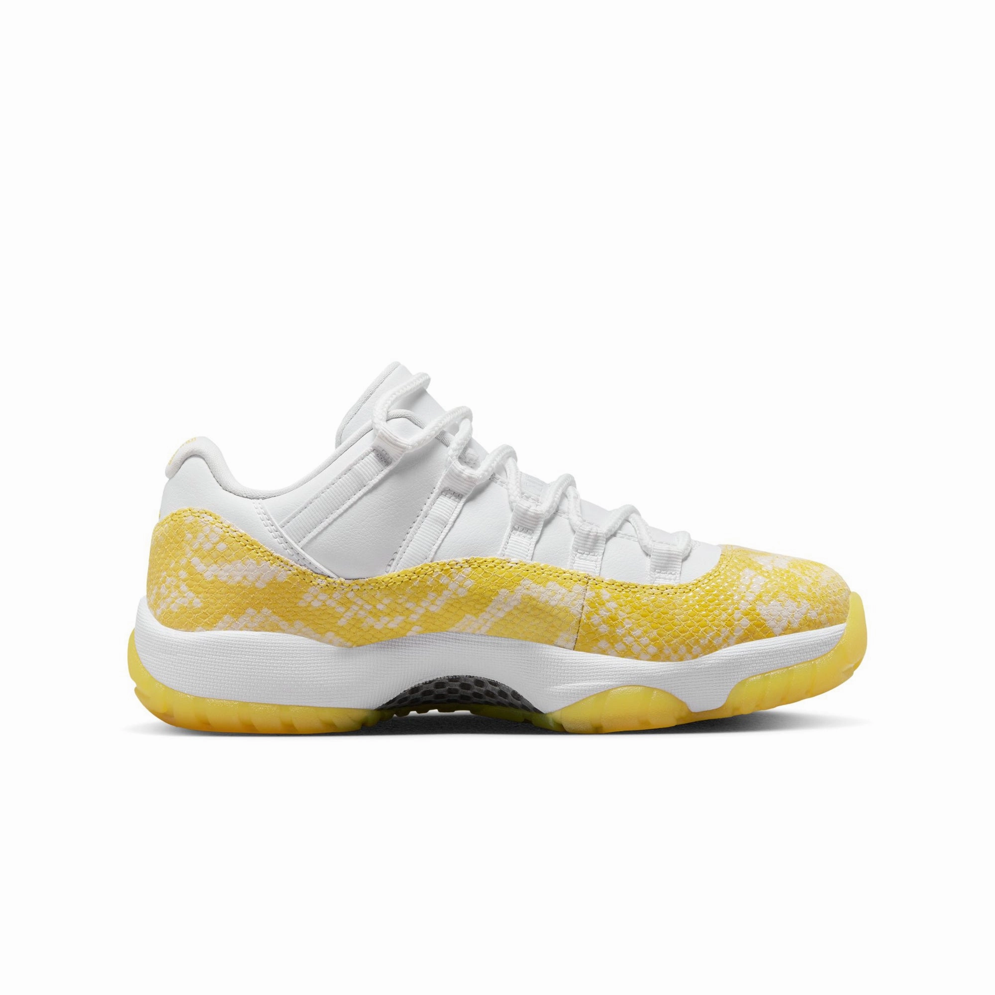 Air Jordan Retro 11 'Yellow Snake' Retro Low AH7860-107 Steady Form