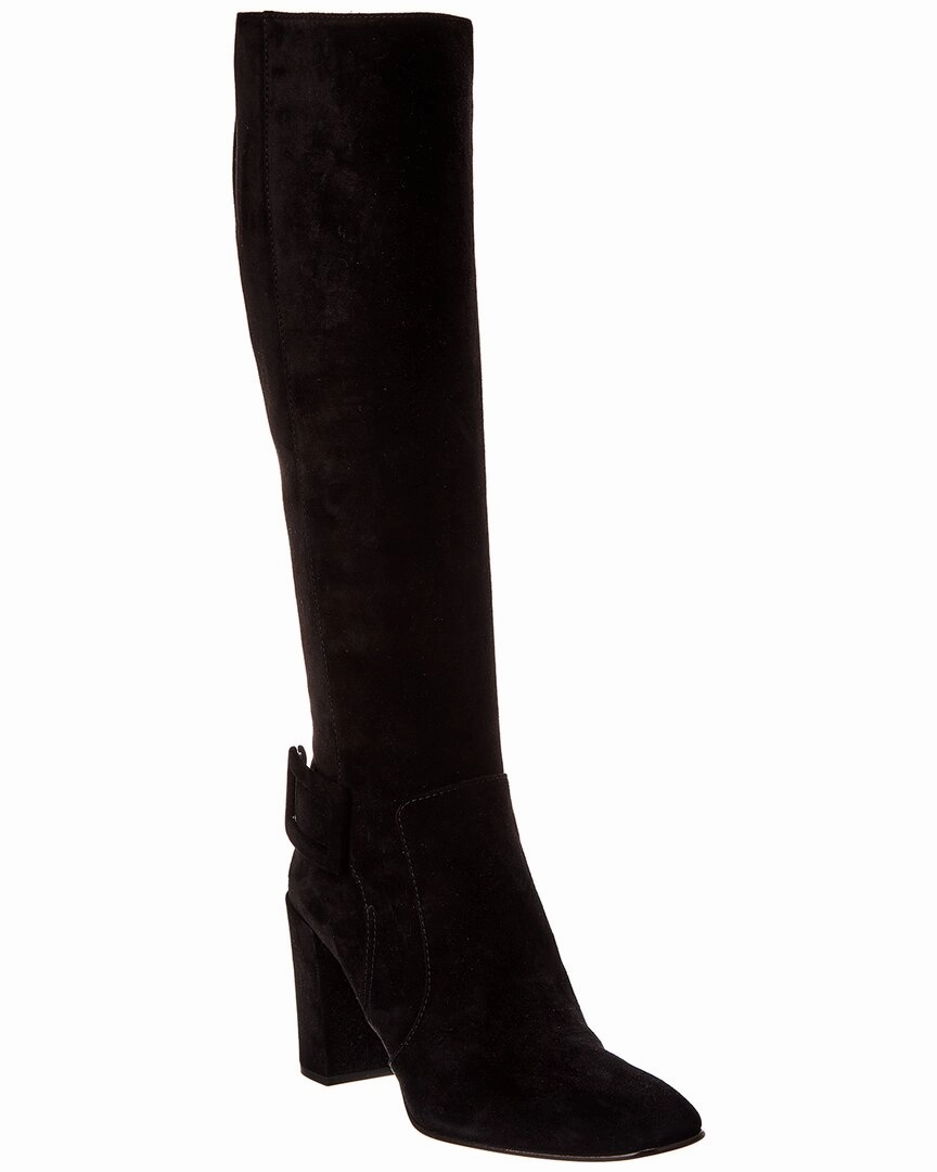 Roger Vivier Suede Knee-High Boot Comfort And Durability Work Ready