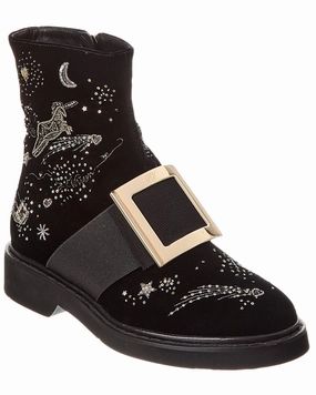 Roger Vivier Velvet Boot Water Line