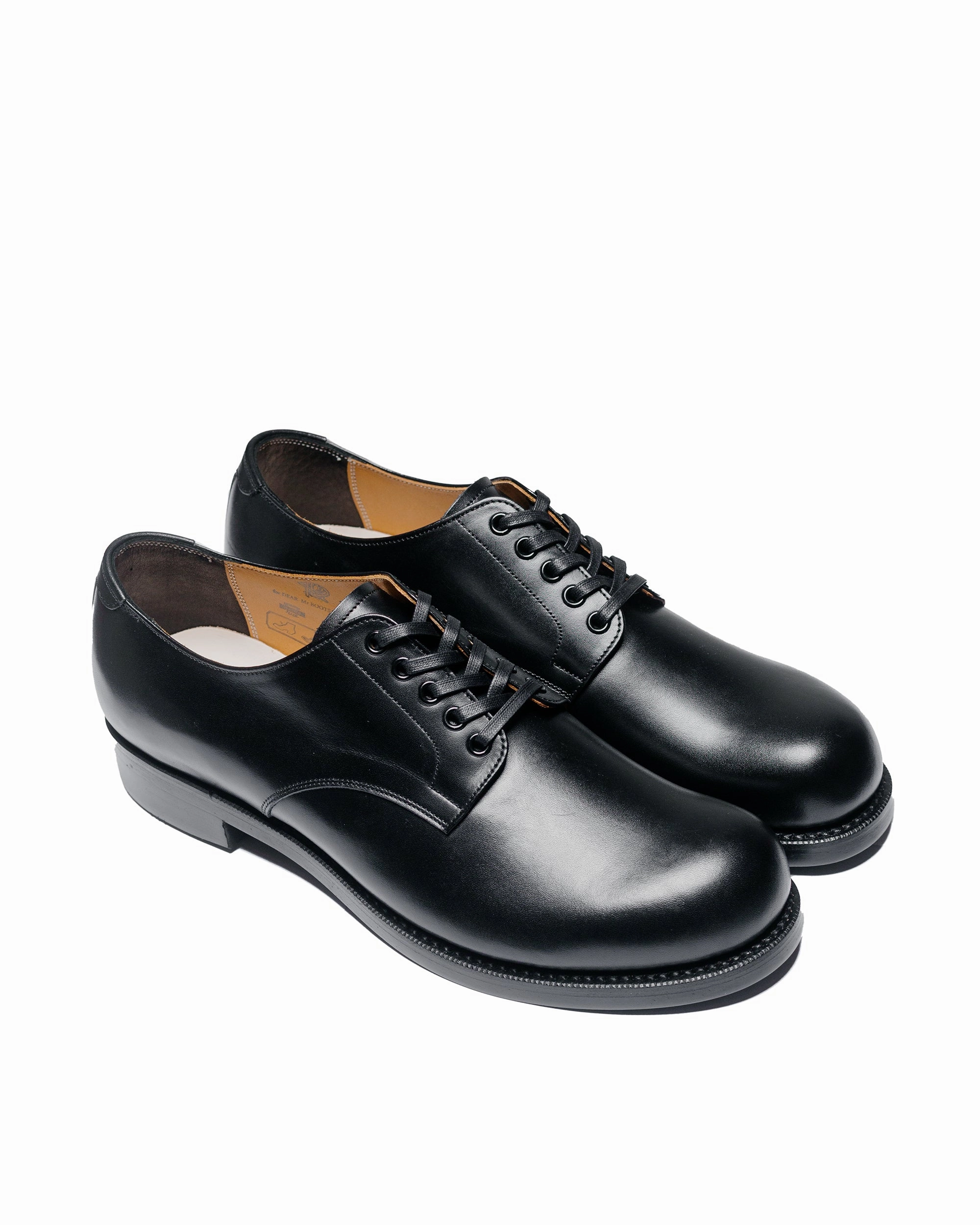 Slim Form Seamless Fit Work Commute Rolling Dub Trio In'ei Black Dutch Box Calf