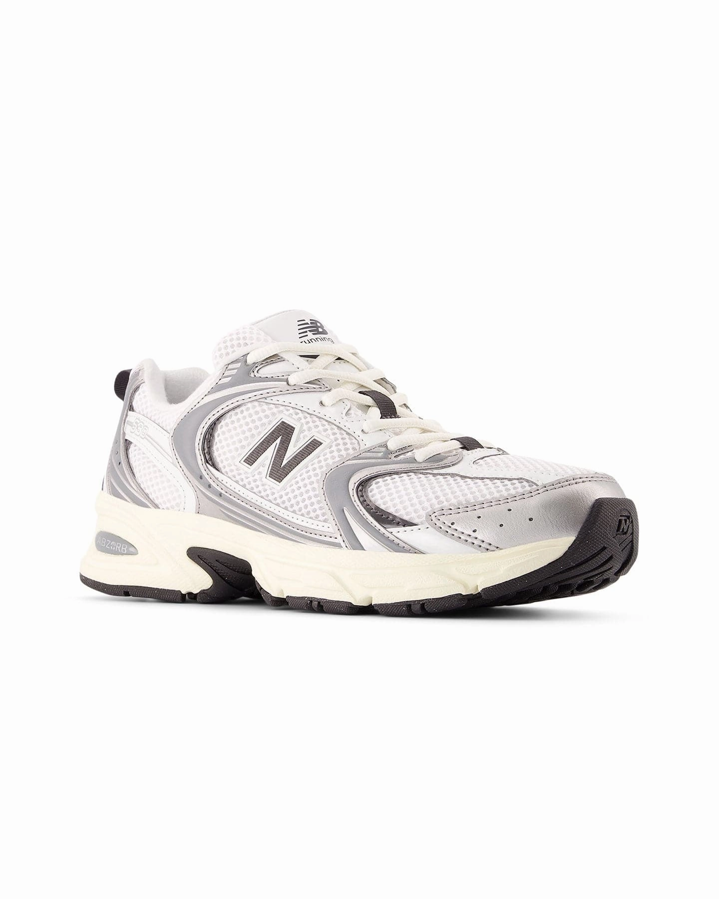 Breath Detail Women's New Balance 530 - Silver Mettalic / Black Cement