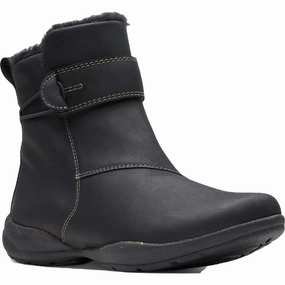 Roseville Boot Womens Leather Waterproof Ankle Boots mom style