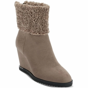 Powell Womens Zipper Wedge Boots Eco Material Comfort Seeker