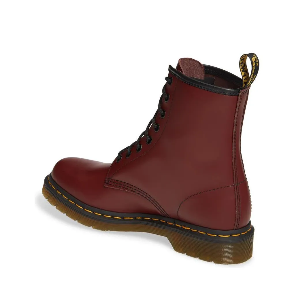 Rugged Built Weather Resistant User Dr. Martens Men's 1460 Cherry Red Smooth