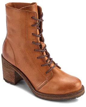 Frye Karen Leather Combat Boot Quick Drying Rainy Day Commuter Feather Light Remote Hiking