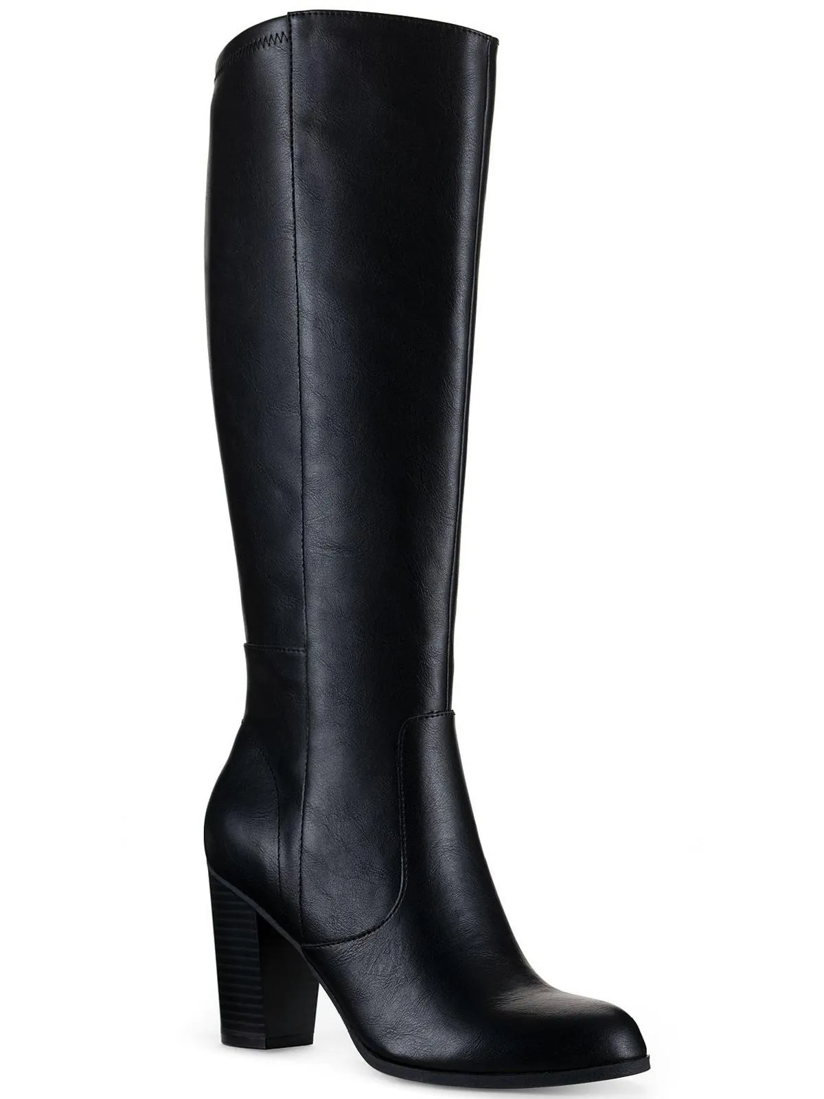 Addyyp  Womens Faux Leather Wide Calf Knee-High Boots soft fit Low Profile Active Nomad