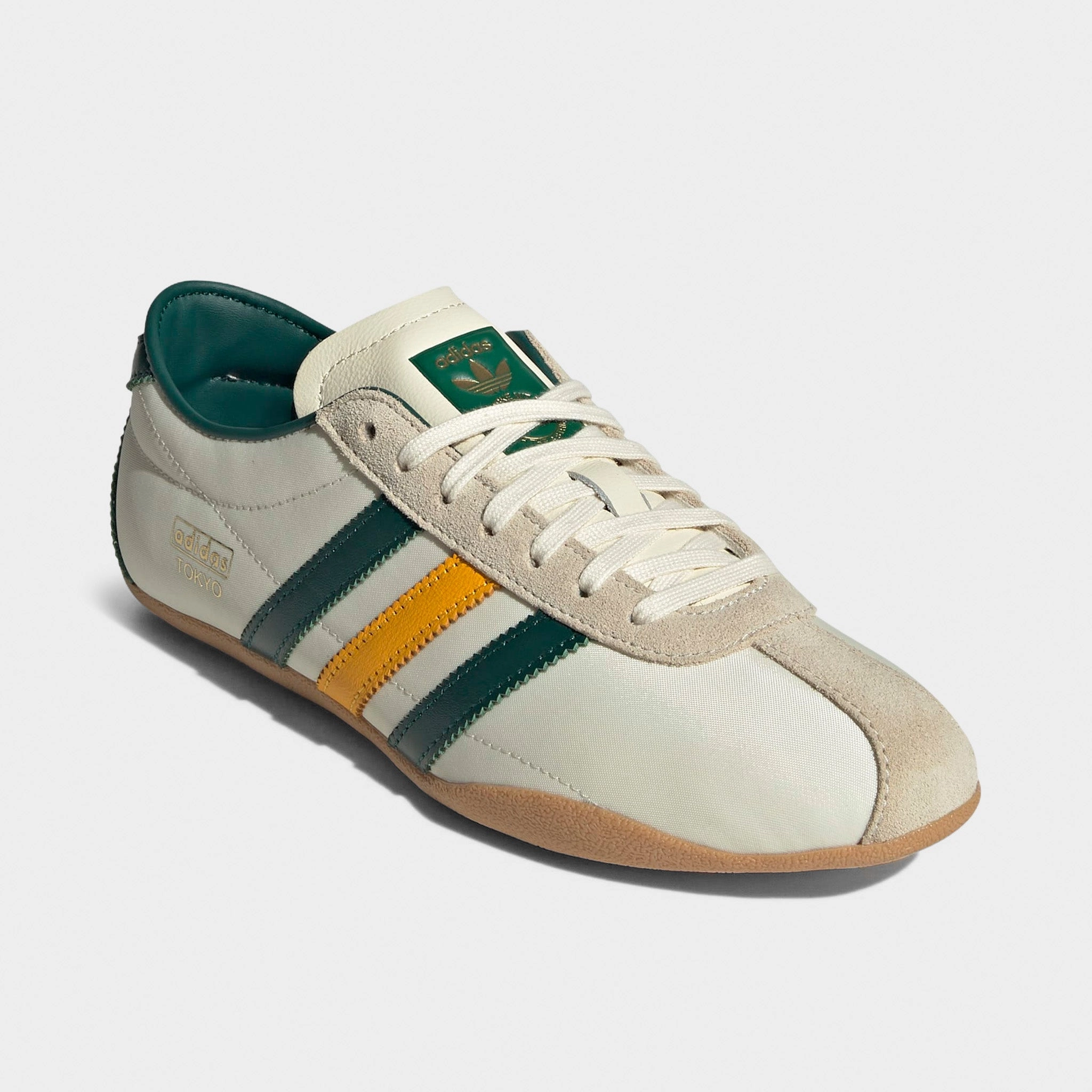 adidas Originals Women's Tokyo Cream White / Collegiate Green - Gum Step Easy Cruise Ready