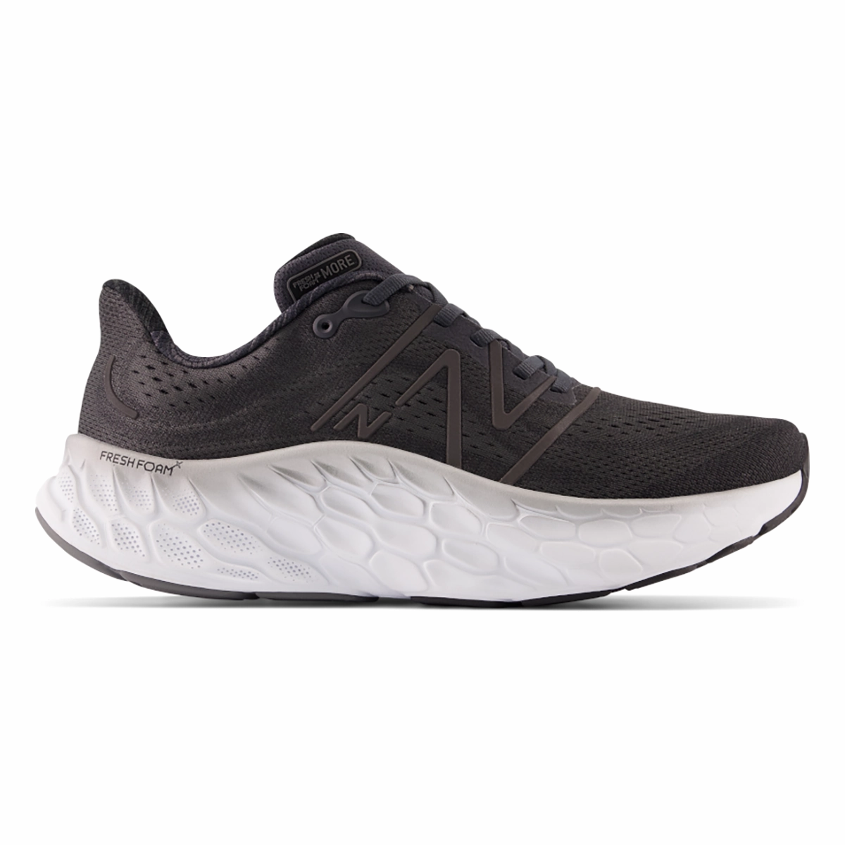 New Balance Fresh Foam X More V4 - Black vegan running shoes
