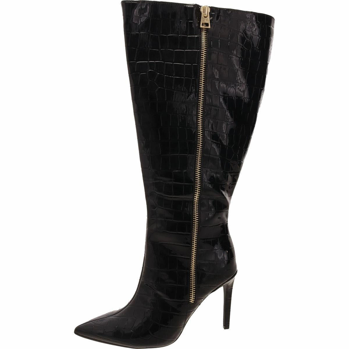 Cushioned Step All Day Wear Soldier SABRINAAP2XWC Womens Extra Wide Calf Manmade Knee-High Boots