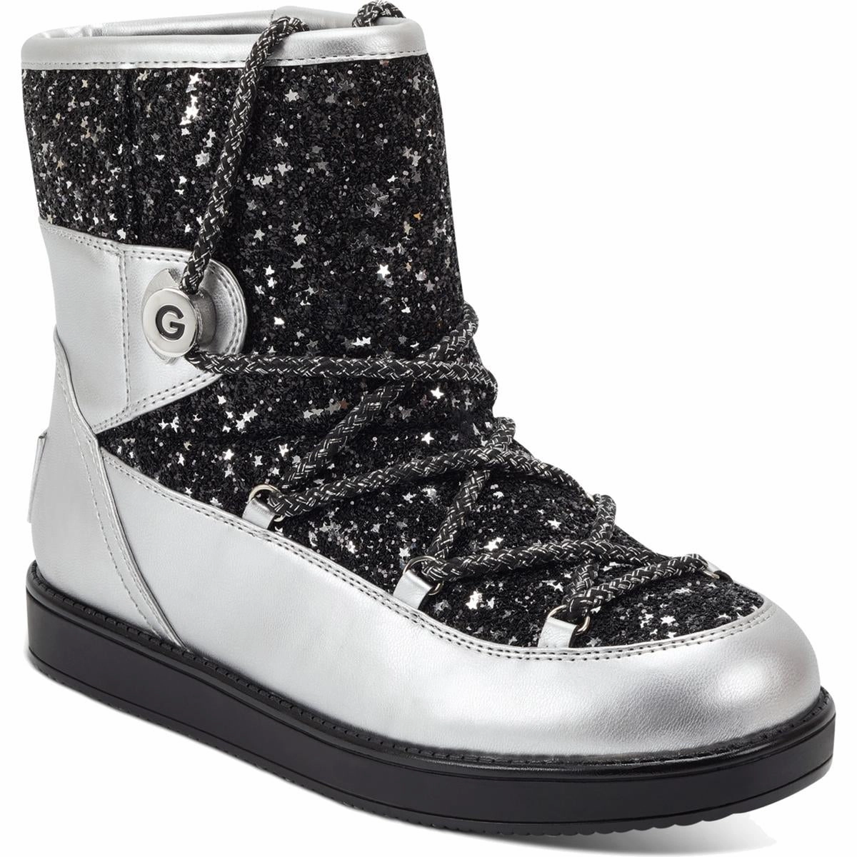 Weather Proof Suede Aylan Womens Glitter Fashion Ankle Boots