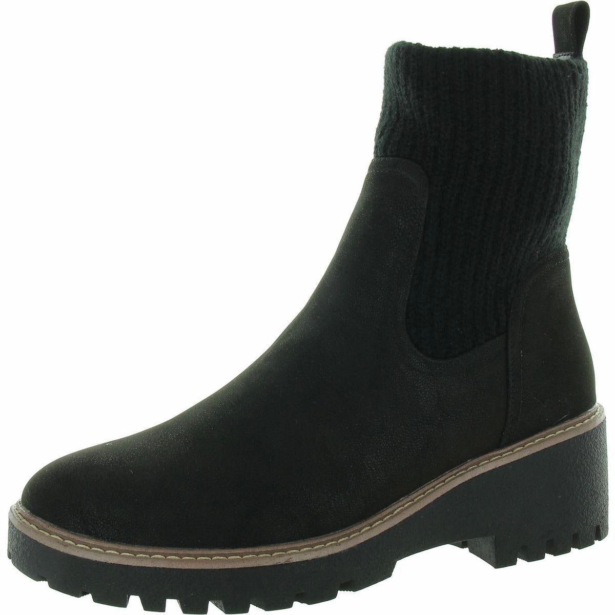 Statement Piece GS1492404 Womens Leather Laceless Ankle Boots