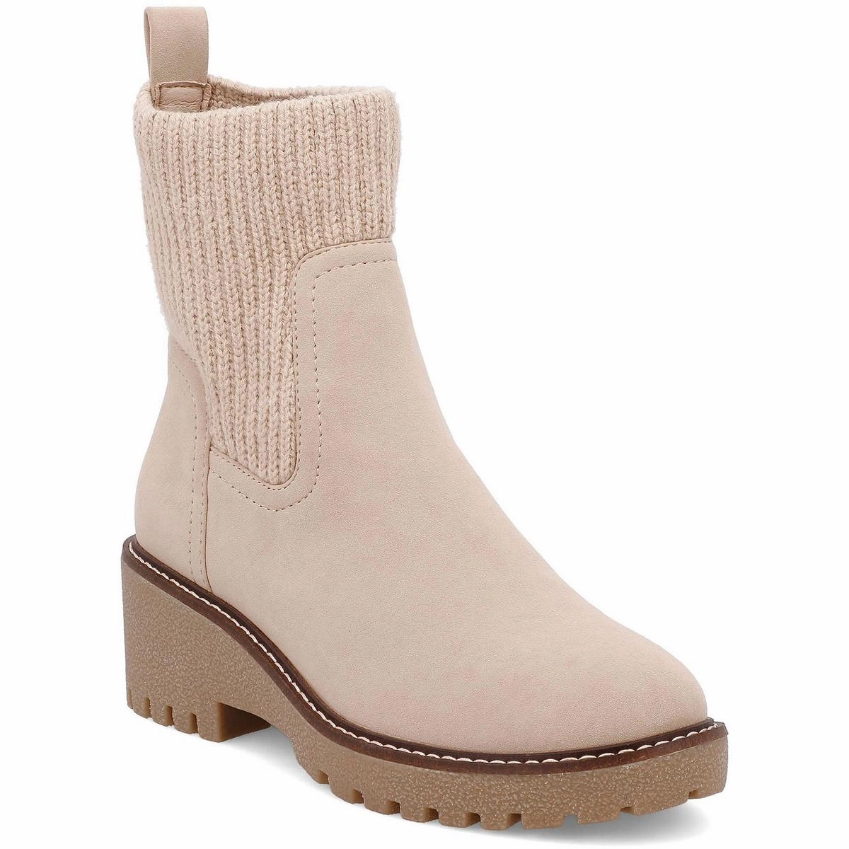 GS1492404 Womens Leather Laceless Ankle Boots Ready Use