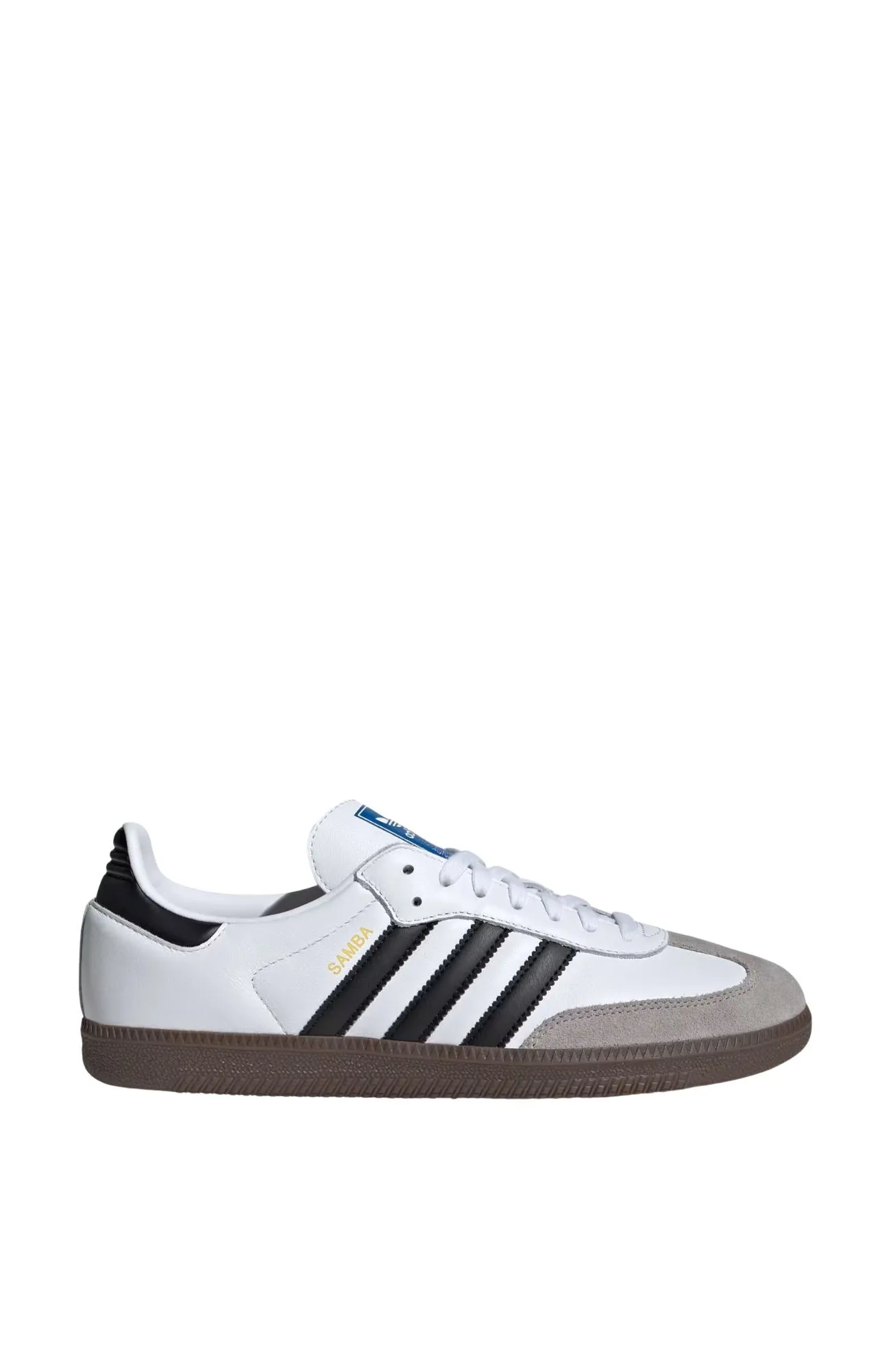 Samba OG Cloud White Core Black Clear Granite Genuine indoor shoe features