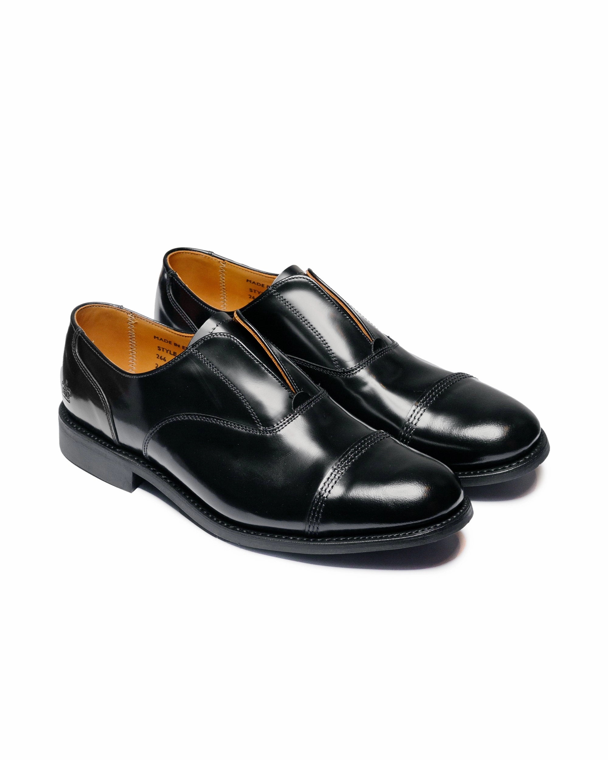 Sanders 1742B No Lace Shoe Black Comfort Platform