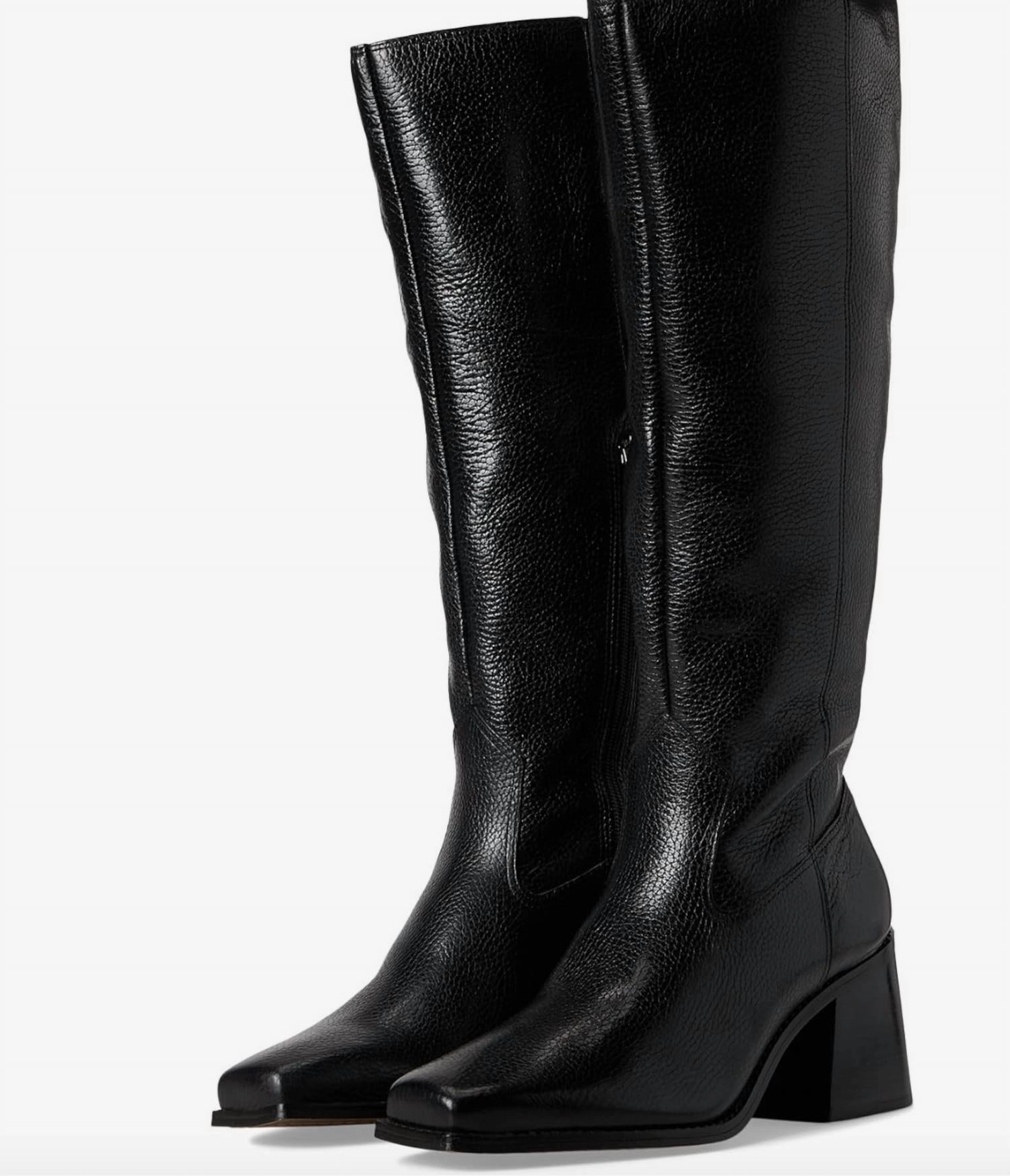 Stable Support Night Travel Slip Resistant Sangeti Tall Boot In Black