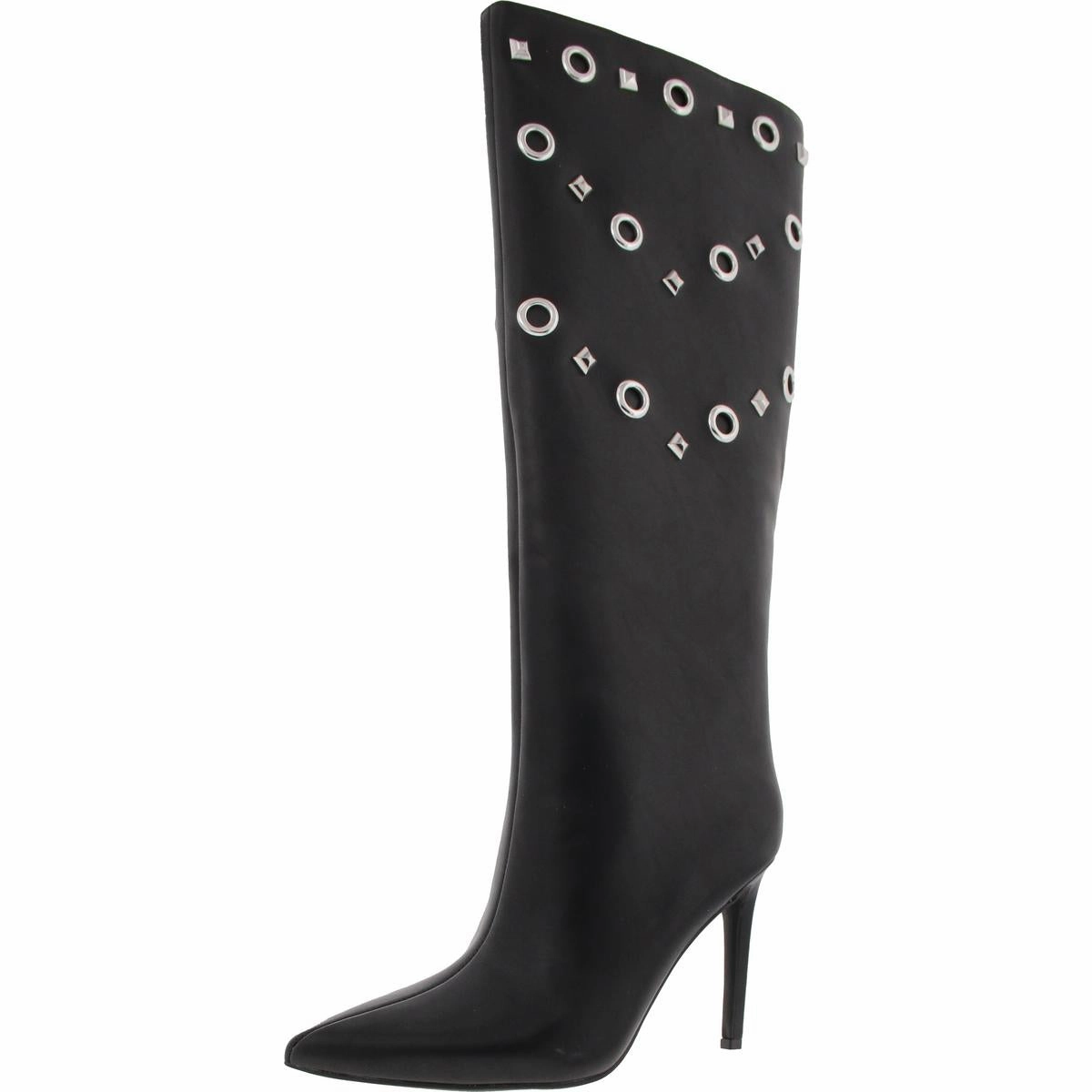 Seamless Comfort Work Commute Saqap Womens Leather Knee-High Boots