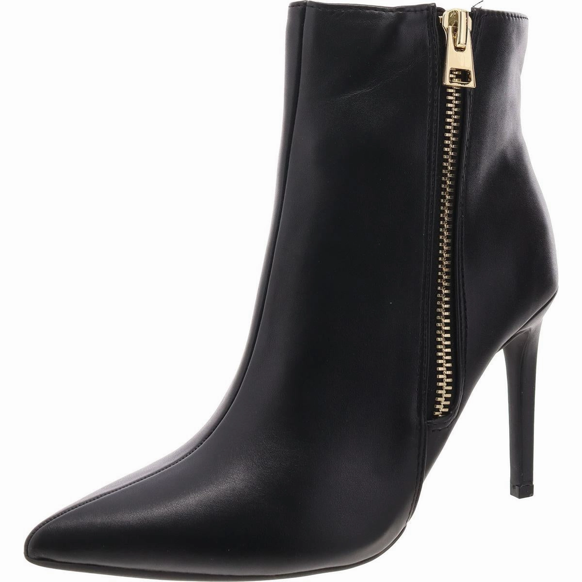 Cushioned Step Night Travel hypoallergenic Sarishaa Womens Pointed Toe Heels Mid-Calf Boots