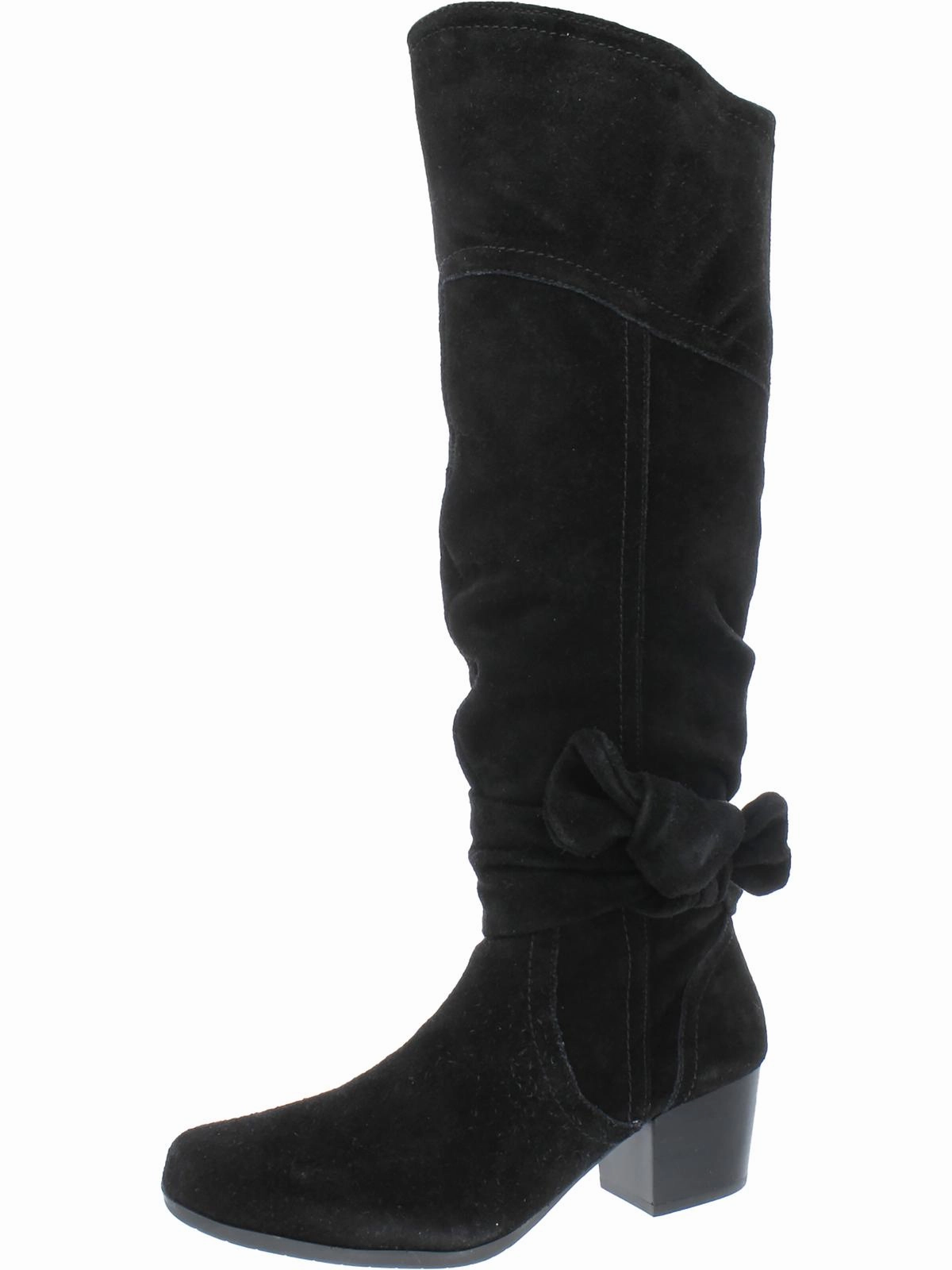 Sassy Womens Suede Round Toe Knee-High Boots Outdoor Gear Thermal Core Morning Walk
