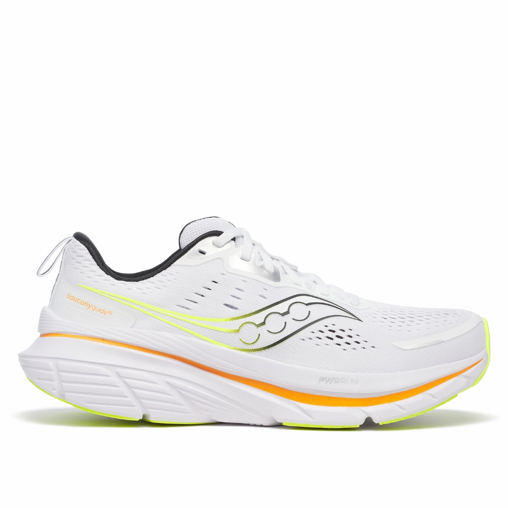Saucony Men's Guide 18 Running Shoes Sporty moon - design shoes