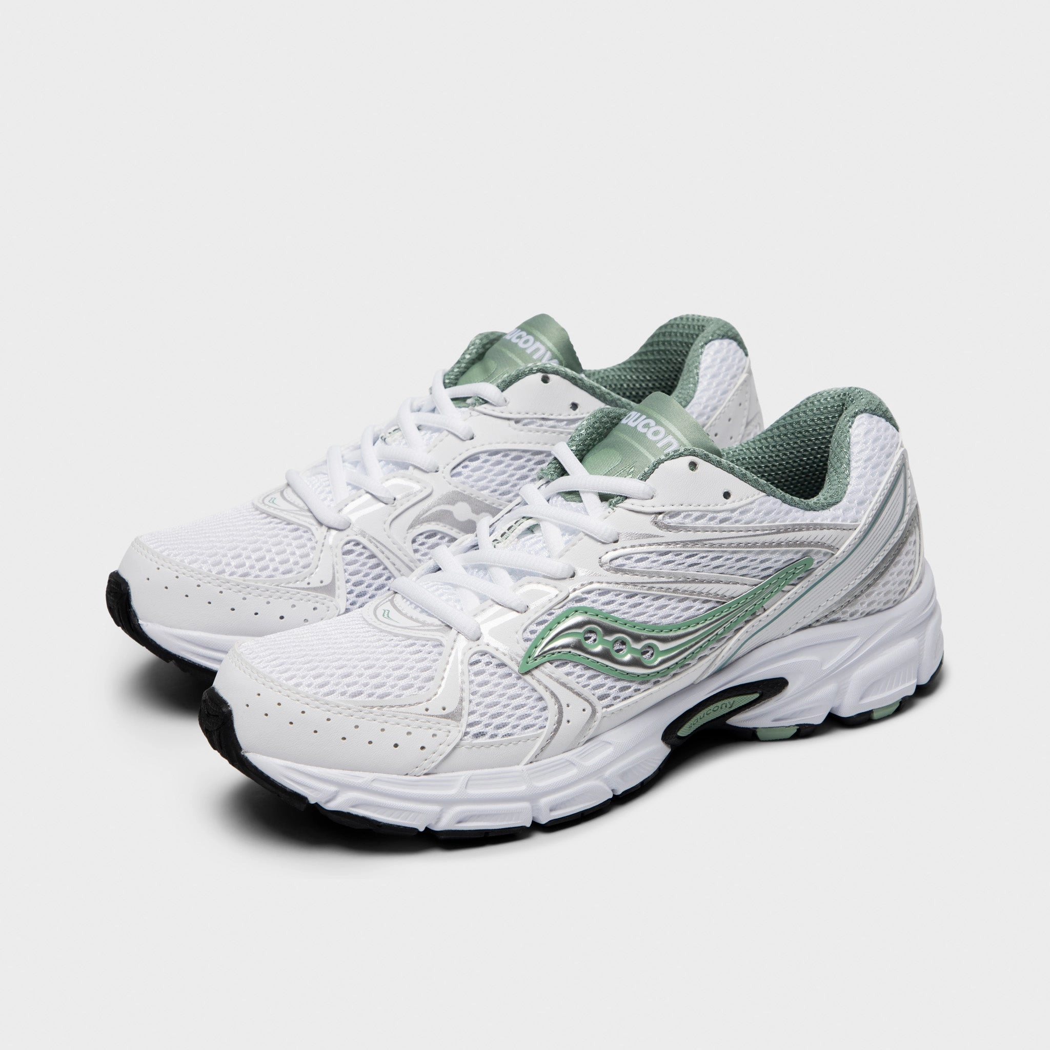 Soft Build Smooth Step Saucony Women's Ride Millennium White / Sage