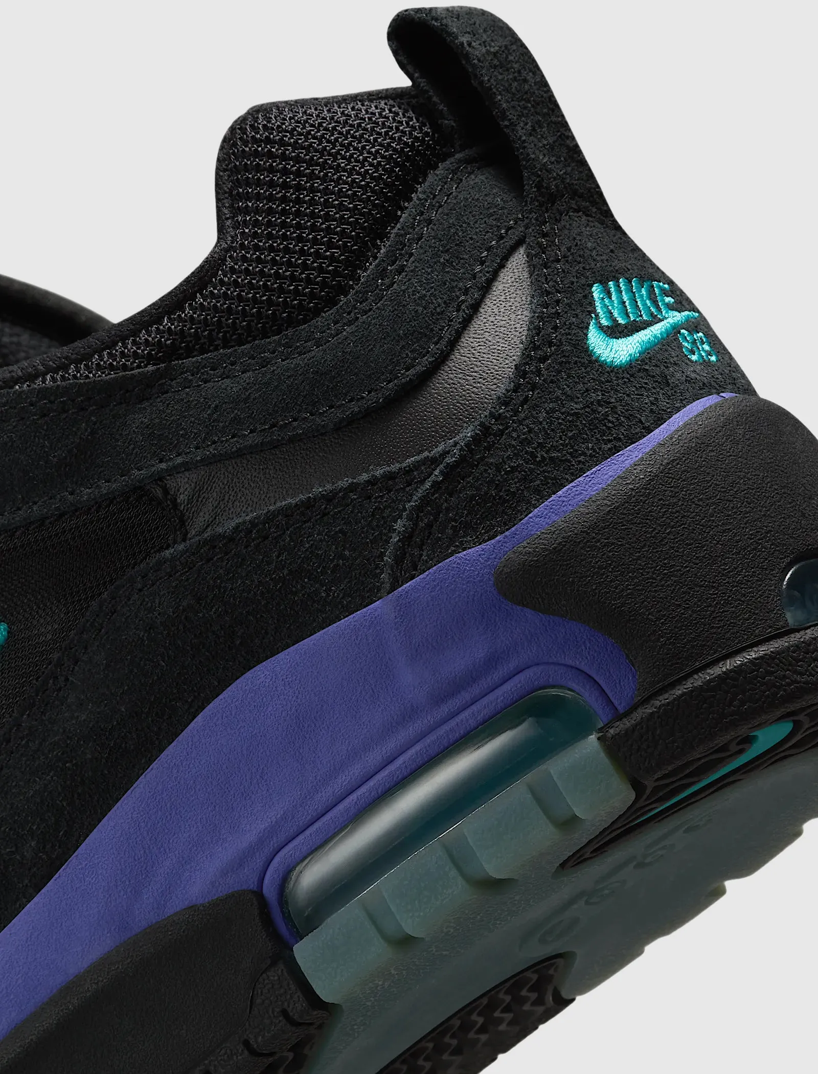 SB AIR MAX ISHOD FLAX "BLACK/GRAPE" Comfort Ankle