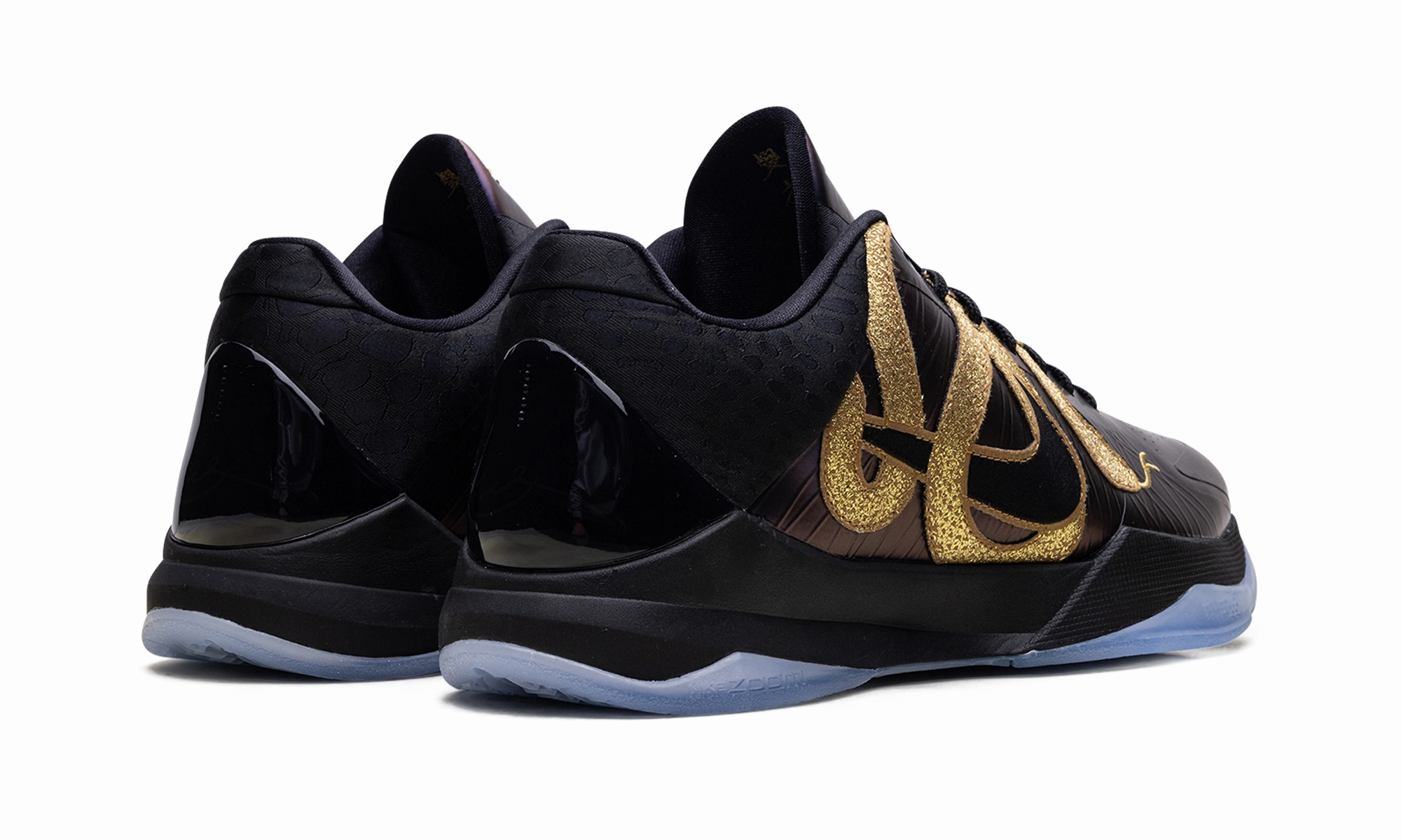 Zoom Kobe 5 Protro "Eggplant" Reinforced Lace Loops Mid Foot Harness