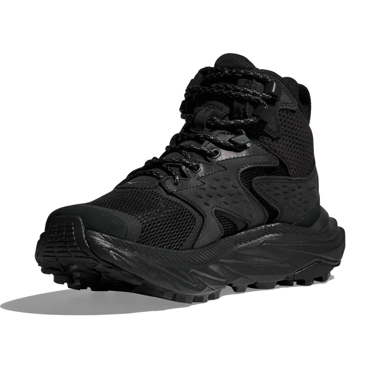 Hoka One One Men's Anacapa 2 GTX Mid Black Gore-Tex Waterproof Urban Footwear Cool Weather