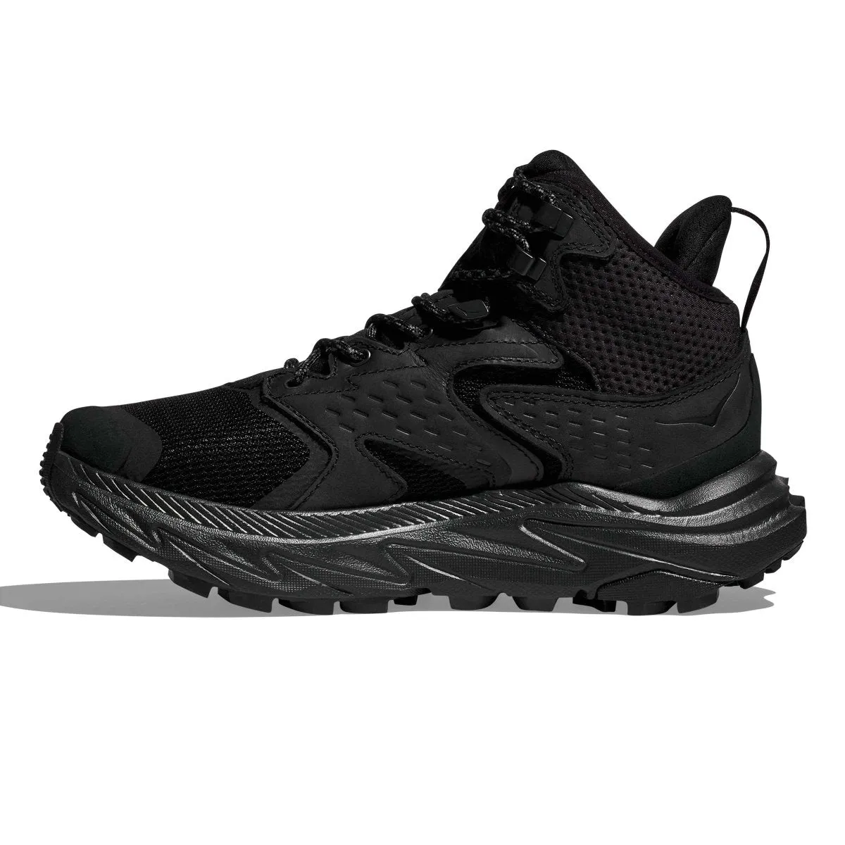 Hoka One One Men's Anacapa 2 GTX Mid Black Gore-Tex Waterproof Seamless Style