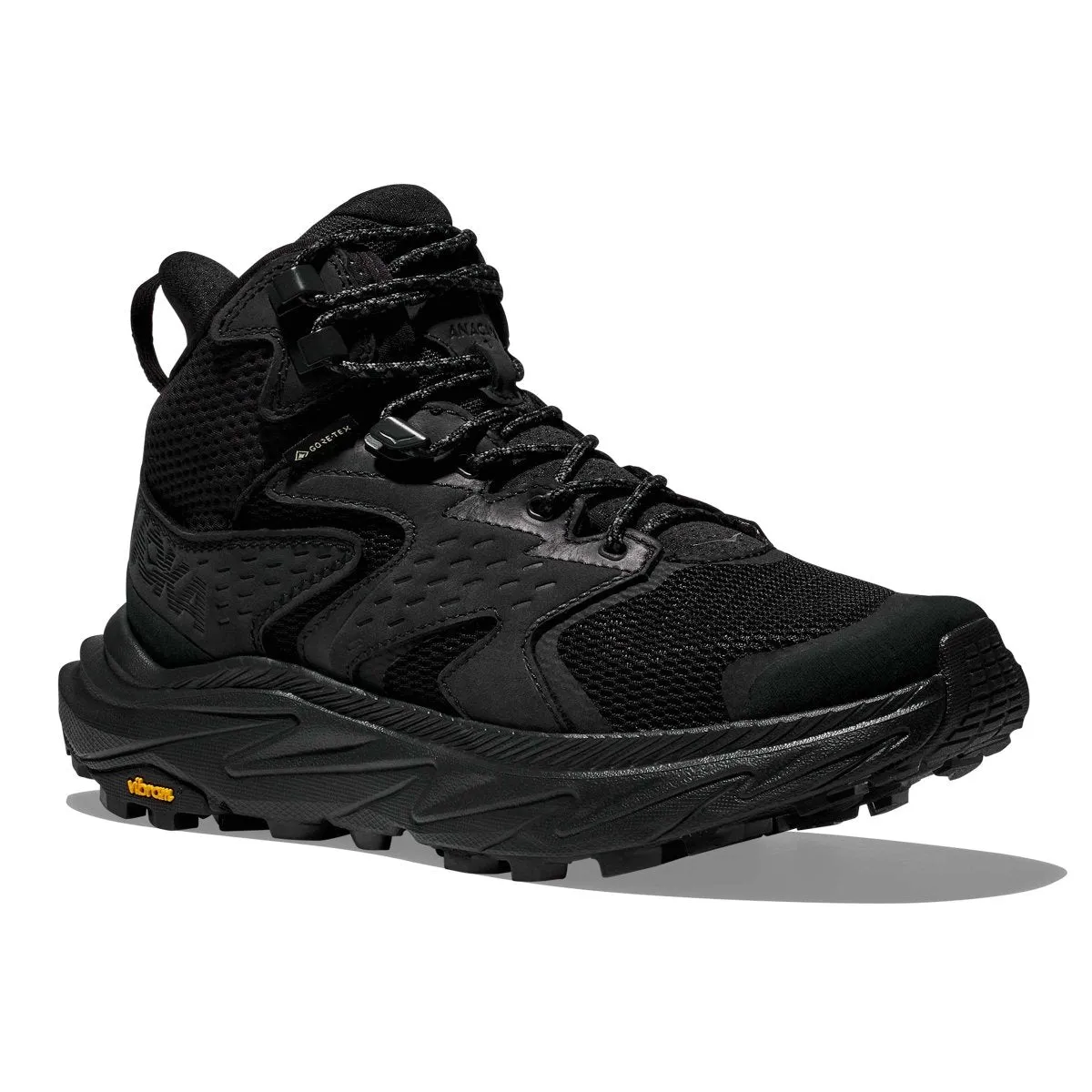 Hoka One One Men's Anacapa 2 GTX Mid Black Gore-Tex Waterproof Waterproof Mountain Hike Breathable All Day Wear