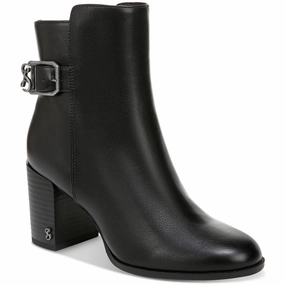 Jett Womens Block Heel Faux Leather Ankle Boots Sturdy Build Men Edge