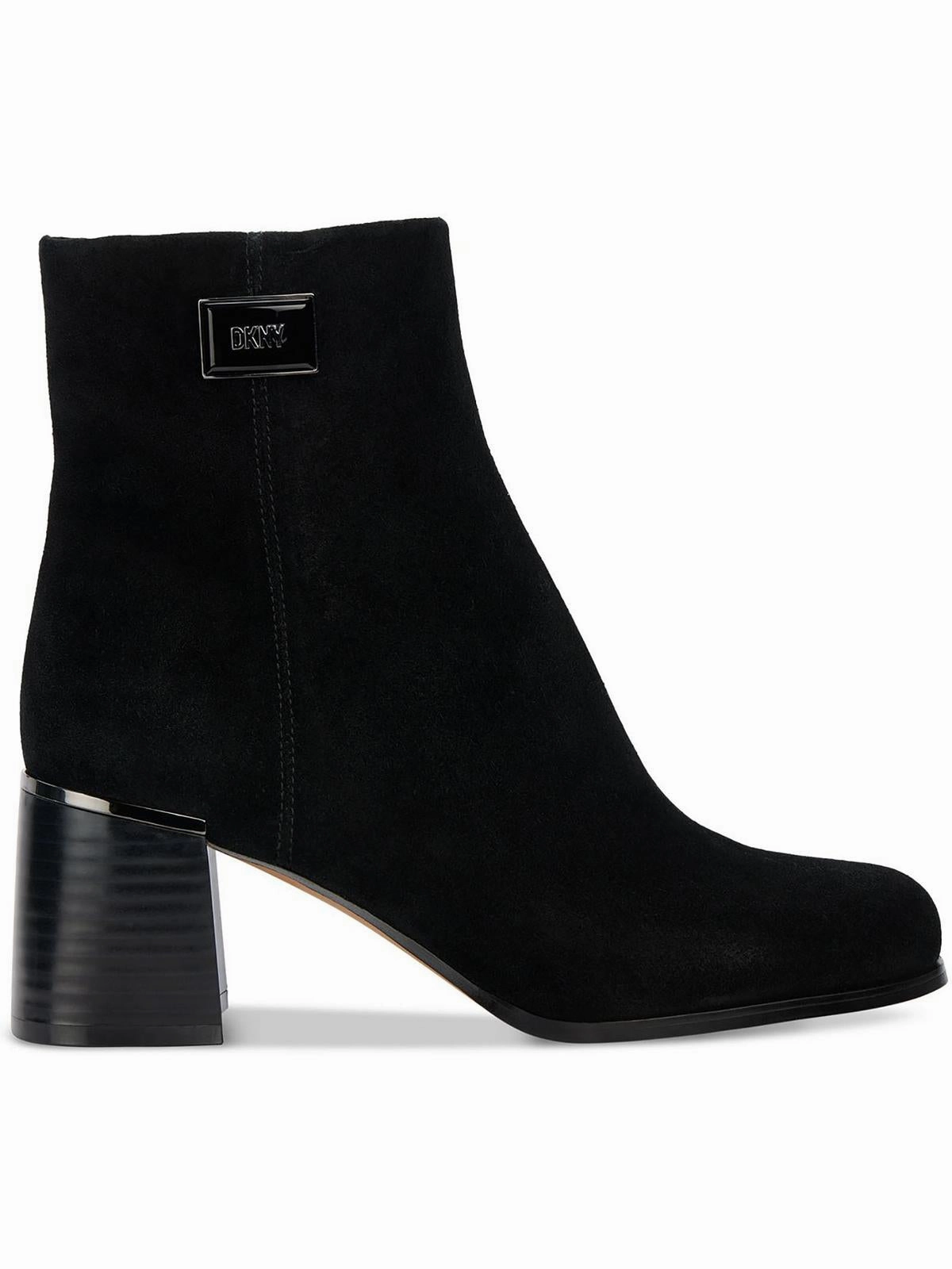 Ranya Womens Block Heel Square Toe Ankle Boots Flexible Frame Rainy Day Commuter