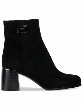 Ranya Womens Block Heel Square Toe Ankle Boots Flexible Frame Rainy Day Commuter