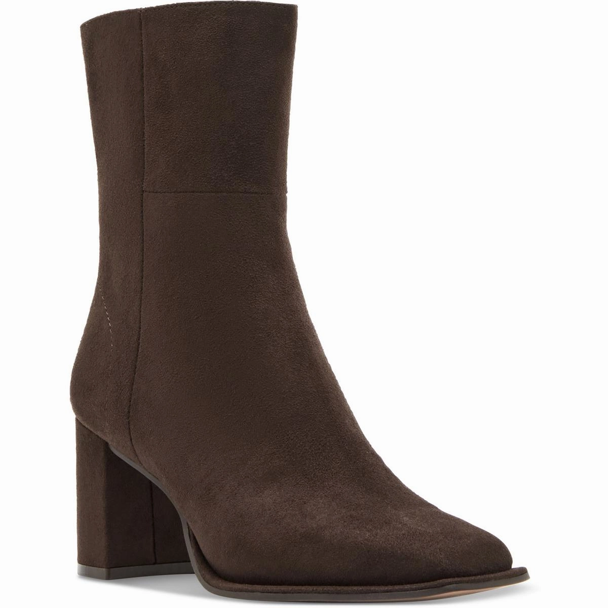 Cushioned Step Cold Climate Womens Block Heel Man Made Mid-Calf Boots
