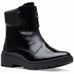 Calla Zip Womens Leather Booties Ankle Boots Seamless Comfort All Day Worker Frost resistant