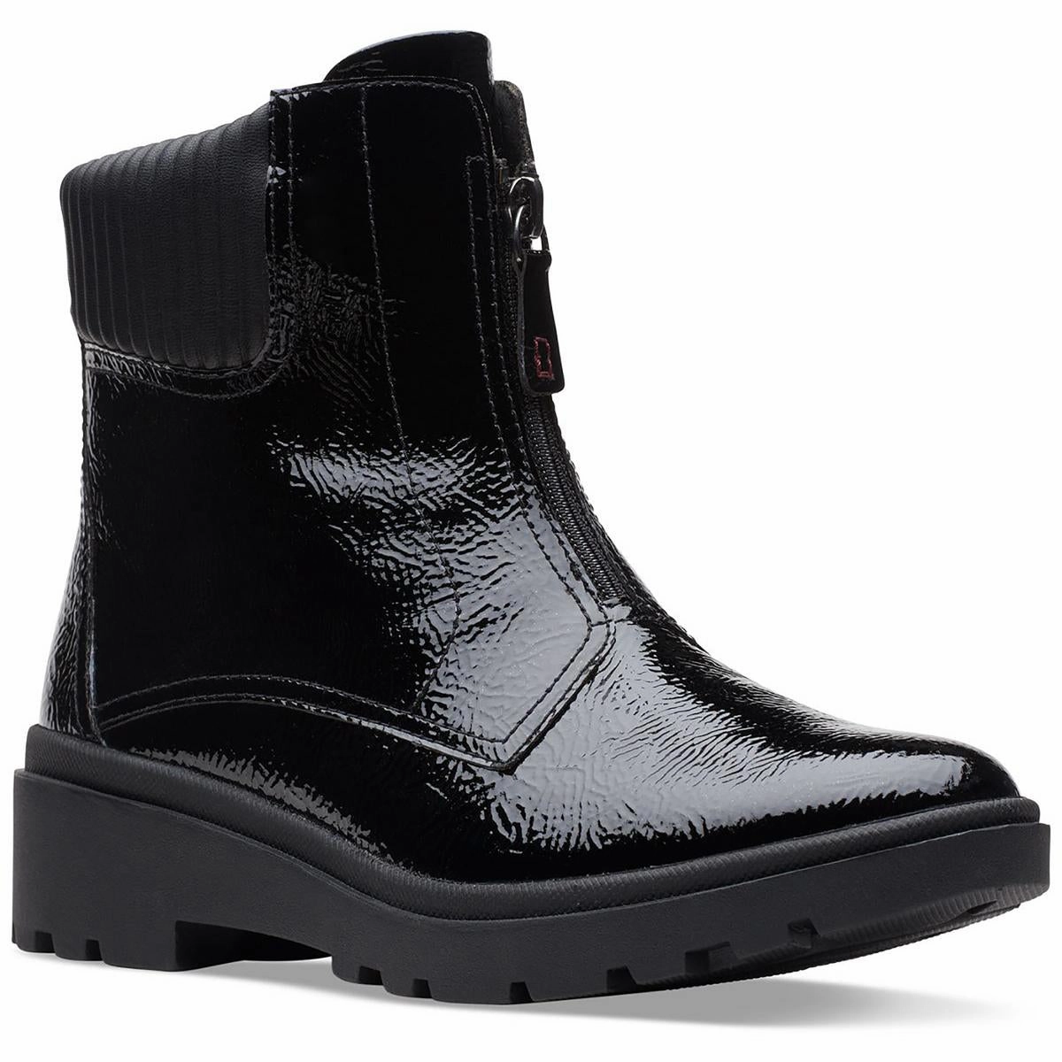 Calla Zip Womens Leather Booties Ankle Boots Seamless Comfort All Day Worker Frost resistant